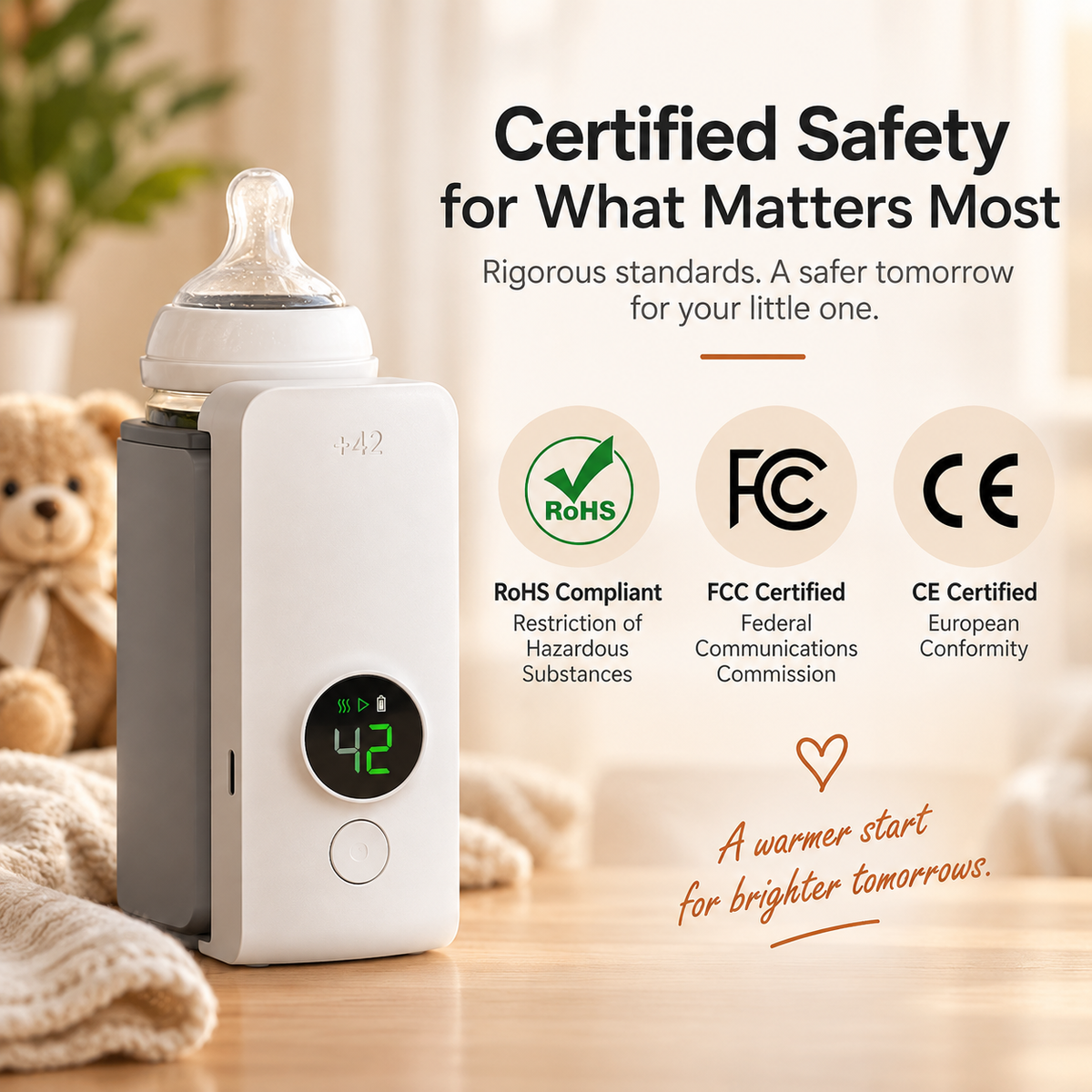 WarmNest™ Portable Bottle Warmer